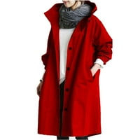 Francuska Dimple ženska jesen i zima casual ženskom temperamentu struk dugih rukava vjetrovska jakna