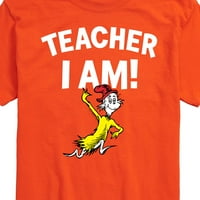 Dr Seuss - učiteljica Ja sam - Muška grafička majica kratkih rukava