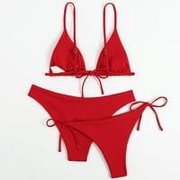 Wofedyo bikini setovi za žene Žene Bandeau zavoj bikini set push up brazilski kupaći kostimi za kupaći