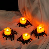 LED Halloween svijećom svijećom pauk svijeća za sve svijeće Halloween ukrasi bez baterije
