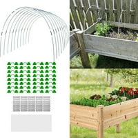 Yannee DIY biljna podrška potpora od stakloplastike obruči okvira staklenički obruči za vrt