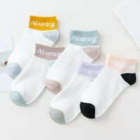 Muški ženske unise Ležerne čarape Ženske čarape Papuče Jednostavna engleska slova Dekorativne ljetne