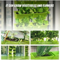 Viseće posude za biljke u zatvorenom vertikalnom vrtu zidni sadnica, zidni saditor za viseće za unutarnju vanjsku opremu