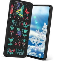 Slatki folk-umjetnička futrola za telefon Samsung Galaxy A 5G za žene Muška Pokloni, Mekani silikonski