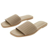 Colisha Dame Soft Slip na ljetnim papučama Ležerna Lagana ravna sandalasna dama na plaži Udoban otvoren