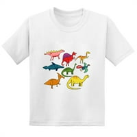 -Ne dinosaurus smiješni otisak T majica za bok za životinje za dječaka kratkih rukava casual tees