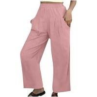 Smihono ženske modne žene udobne sobne pantalone u boji uzorci u slobodno vrijeme Trendi ljetni jesenski