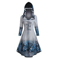 Gotička odjeća Ženska haljina karneval Cosplay party vintage hoodie