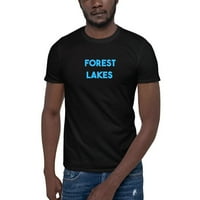 2xl plava šumska jezera s kratkim rukavom pamučnom majicom majicom po nedefiniranim poklonima