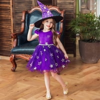 Dječja dječja zabava Dječja haljina + šešir za ples za ples princeze haljine i suknje