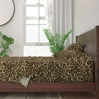 pamučni listovi, puni set - Leopard gepar Tiger kostim kostim kostim printaj posteljinu od kašike