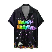 Zunfeo Funny T majice za muškarce- Ležerne udobne uskrsne košulje na Havaijskoj reverskoj košulji na