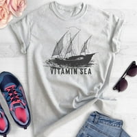 Jedrilica vitaminske morske majice, unise ženska muska košulja, ljetna majica, košulja jedrilice, jedrilica,