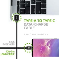 CELET USB Type-C kabl Kompatibilan je s oneplus Nord N 5G - - Crna