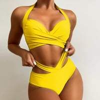 Ženski kupaći kostimi Tummy Control Plus size Kupari kupaći kostimi za havajske tropske printe Swim