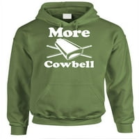 COWBELLL - FLEECE pulover Hoodie, Crvena, XL