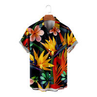 Cvijet šarene casual majica kratkih rukava Havajska vrhunska plaža Print Fashion Muška havajska majica,
