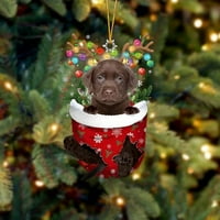 Virmaxy Sales Ny Božićne ukrase drvca Pogodno za pse Pokloni za ljubitelje zaljubljenih ljubičasti Božićni