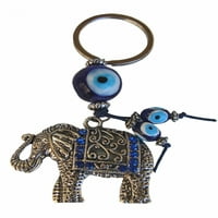 Slon sa plavim zlim zaštitnim privjeskom za zaštitu očiju