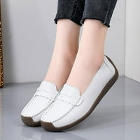 FVWitlyh Žene Ležerne cipele Ženske ležerne cipele Prozračne meke skraćene male bijele cipele za žene