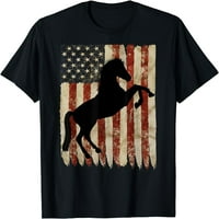 Američka zastava jahača SAD-a SAD Patriotsko stalni konjanička majica