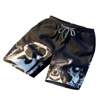 Capreze muns životinjski print Mini pantalone Havajska boja Block Beachwout Workout Summer Kratke hlače