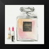 Aimee Wilson crni moderni uokvireni muzej umjetnički print pod nazivom - parfem Paris III