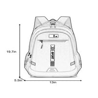 Prednjeg skraćenja s ležernim ruksak za računare Laptop Daypack Bookback Knapsak Anti-krađa Poslovna