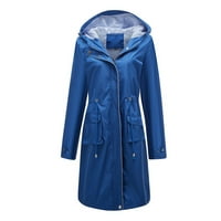 Dasayo klasične čvrste jakne za žene zgušnjavati kapute za toplu dukseve vodene vjetrootporne kabanice