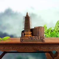 Slojevi za držač olovke Retro pagoda statua ukrasa za ukrašavanje poklon ukrasa kreativni ukrasni studijski