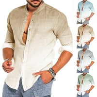 Muškarci Ležerne prilike labave gradijentne majice Dugi rukav labav bluza s majicama