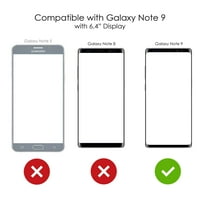 Distinconknk Clear Shockofofofoff Hybrid futrola za Samsung Galaxy Note - TPU BUMPER Akrilni zaštitni