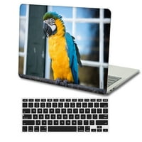 Kaishek Hard Case Shell samo za - otpuštanje Najnoviji macbook Pro S + crni poklopac tastature Model: