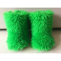 Avamo Žene Ugodno Srednja CALF čizma Pliša Ležerne prilike udobne modne zimske tople cipele Grash Green