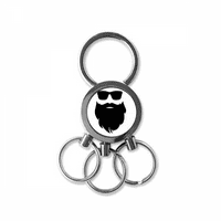 Sjena Sjajne brade sunčane naočale od nehrđajućeg čelika Metalni držač lančanog prstena za ključeve