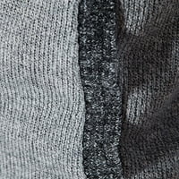 Muška kaputi prodaja drwor muškog džemper plus baršunasti pleteni pleteni džemper tiskani kardigan casual