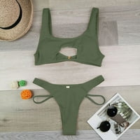 Ženski bikini kupališta bandeau zavoj bikini set push up brazilski kupaći kostimi za kupaći kostim kupaći