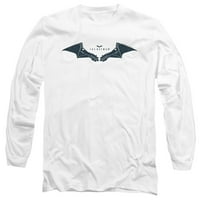 Batman Mehanički pat Logotipa uniziraju odraslu majicu dugih rukava