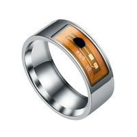 Modni prsten sawvnmnm nfc mobilni telefon pametni prsten od nehrđajućeg čelika zvona bežična radio frekvencija