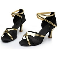 Homodles Ženske sandale- na klirensu visoke pete sandale crne veličine 6.5