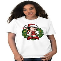 Betty Boop Božić slatka Vintage ženska grafička majica Tees Brisco brendovi 2x