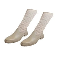Lacyhop Womne's Womne prozračne patchwork High Naele Boots Womens Kupovina Lagana TOP zimski cipela
