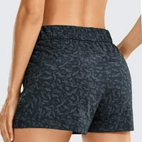 Ženske hlače Prodaja trendova Žene Žene Sport Print džep labave casual kratke joge hlače mornarice xxl