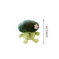 Aozowin Creative brokule coliflower lutka crtana lutka plišana igračka za hvatanje lutke