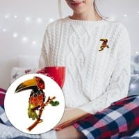 Kreativni papažni uljni broš rubpin ruž za vezanje Odjeća za odjeću