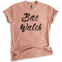 Bae Watch majica, unise ženska muska košulja, majica na plaži, majica za odmor, popratna majica, košulja za bae, majica, majica, heather zalazak sunca, XETHER