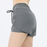 Dxhmoneyh Ženske kratke hlače Pješačke atletičke Brze suhe kratke hlače Joga aktivna vježba Trčalice