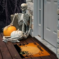 Halloween Doormat pokrivač dobrodošli kućni ukrasi u prednjoj strani Noćkoween Dekor