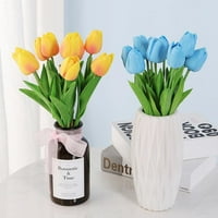 13.4 visoki umjetni tulip cvijeće za kućnu kuhinju Vjenčani ukrasi Tulip vijenac aranžman