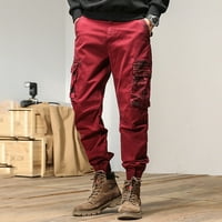 Akiihool Camo Cargo Hlače Muške klasične teretne hlače, vodootporne planinarske hlače labave moto utovarivača